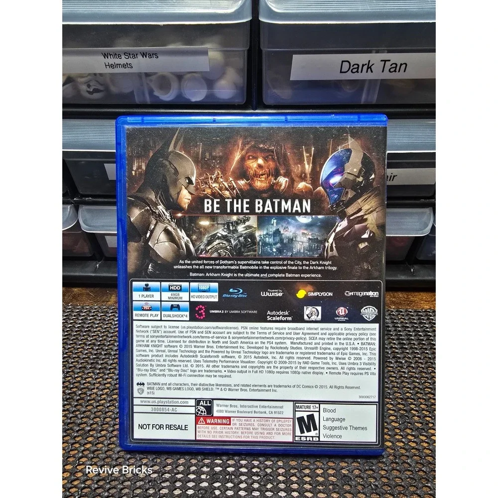 Batman: Arkham Knight (PlayStation 4, PS4, 2015) CIB Complete Tested‎ Working